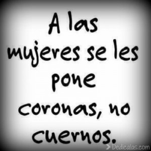 A las mujeres