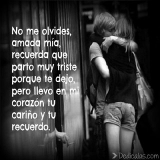 imagenes de enamorados amor me despido