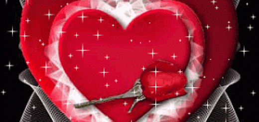 fondo animado de corazon brillante para celular