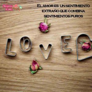 el amor es un sentimiento extrano