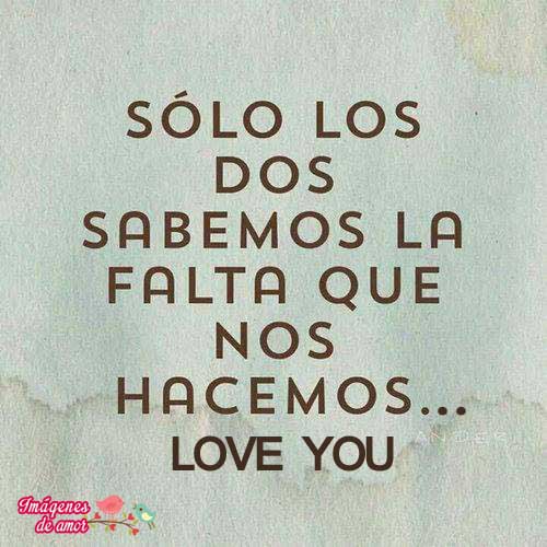 eres mi love