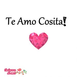 te amo cosita
