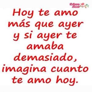 te amo muchisimo
