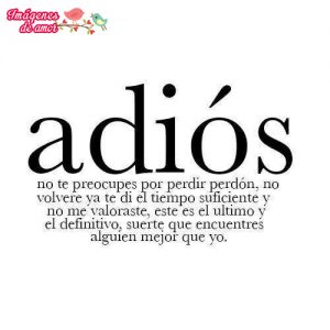 adios