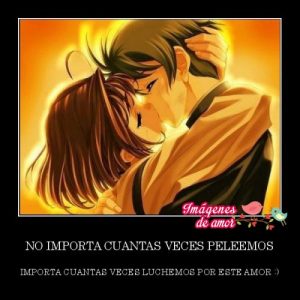 dibujo de amor pelea