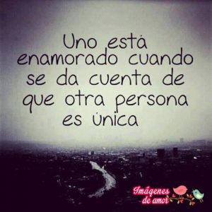 enamorado de una persona