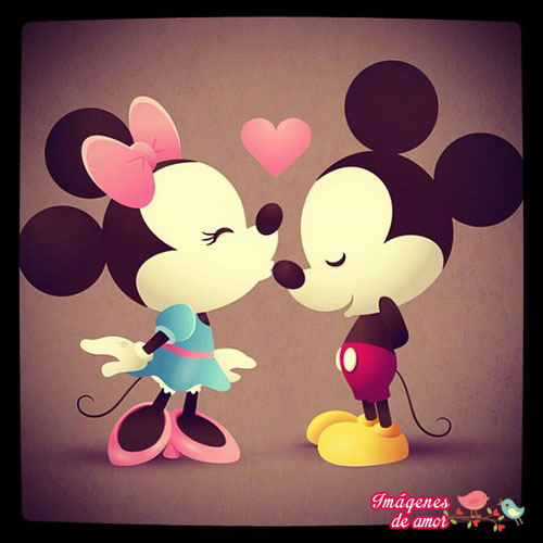 mickey corazones