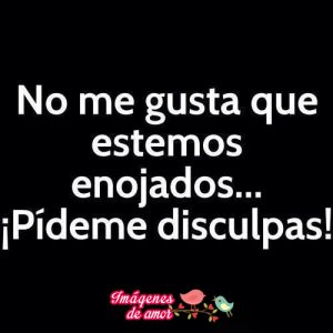 no me gusta que nos nojemos
