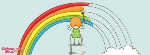 portada facebook pintando arcoiris