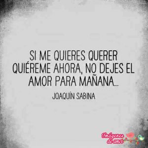 quiere ahora