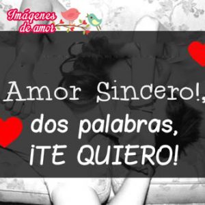 un amor sincero