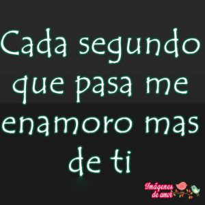 cada segundo me enamoras